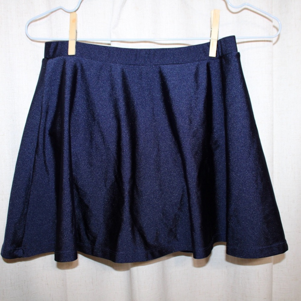 Navy Blue Women's Swim Skirt